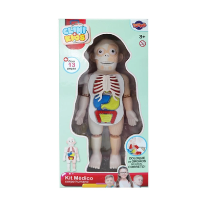 Brinquedo Kit Médico Corpo Humano - Toyng