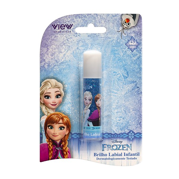 Brilho Labial Infantil Frozen 2 na Cartela - View Cosméticos