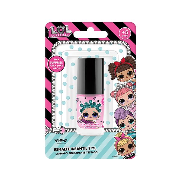 Esmalte 7ml LOL - View Cosméticos - Rosa Claro