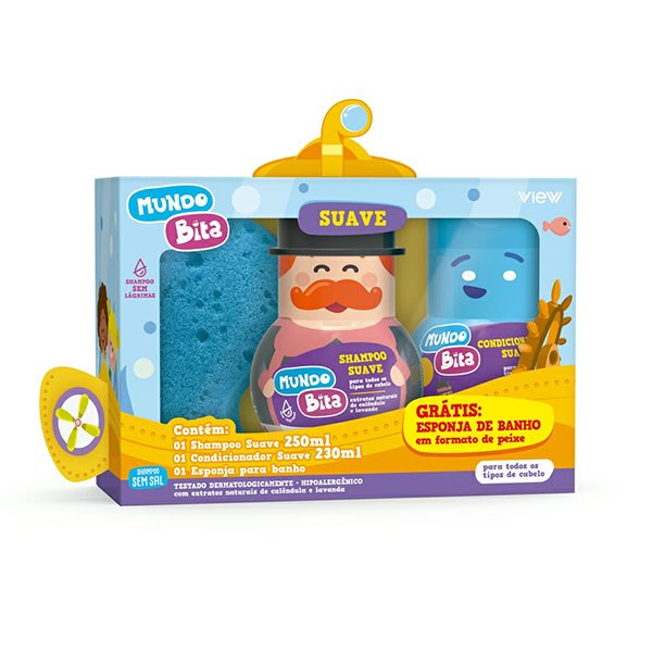 Kit de Banho Suave Mundo Bita - View Cosméticos