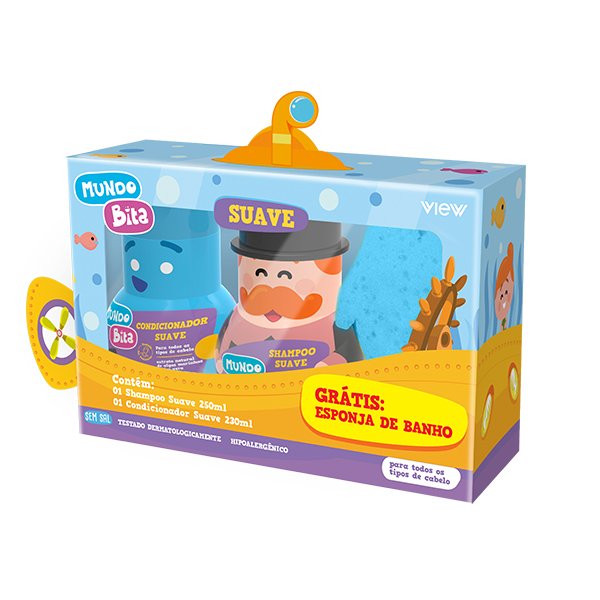 Kit de Banho Suave Mundo Bita - View Cosméticos