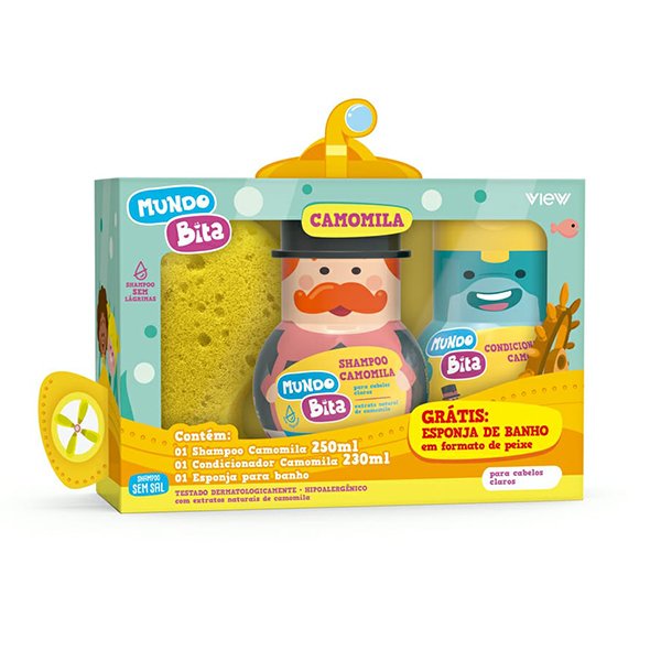 Kit de Banho Camomila Mundo Bita - View Cosméticos