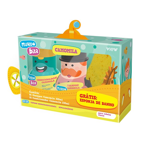 Kit de Banho Camomila Mundo Bita - View Cosméticos