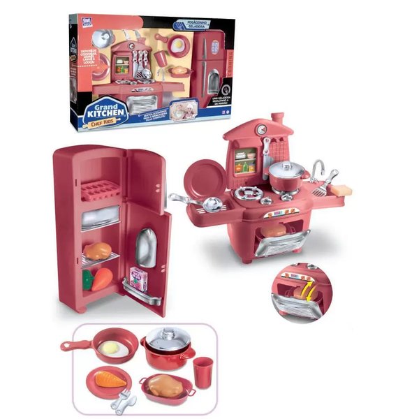 Kit Cozinha Grand Kitchen Chef Kids - Zuca Toys