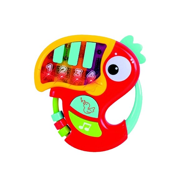 Pianinho Musical de Tucano - Coloria - Vermelho