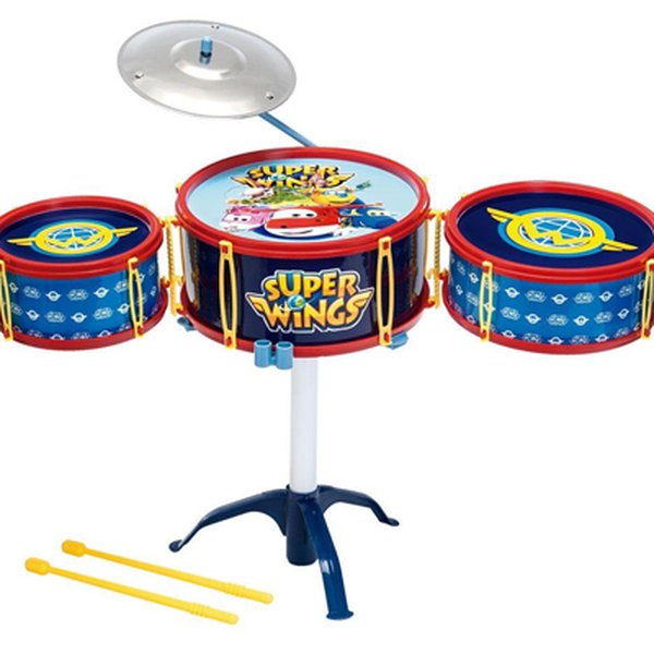 Bateria Infantil Musical Super Wings - Fun