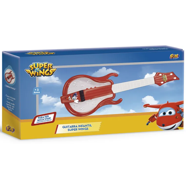 Guitarra Infantil Musical Super Wings - Fun