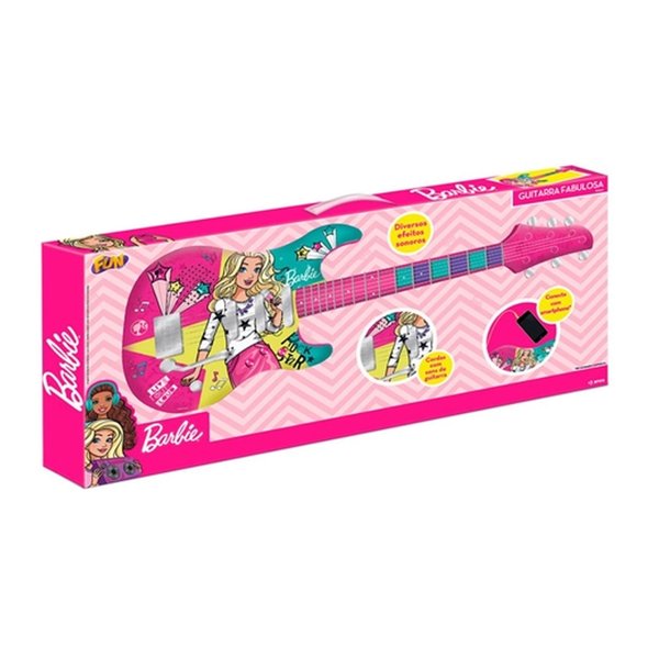 Guitarra Infantil Fabulosa Barbie - Fun