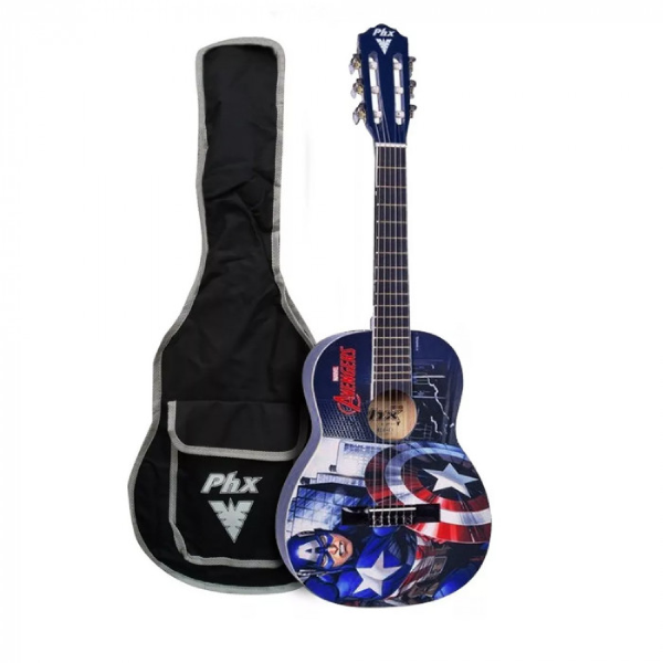 Violão Nylon Infantil Capitão América - PHX