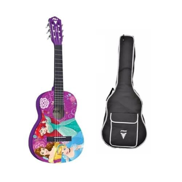Violão Nylon Infantil Princesas Disney 2 - PHX