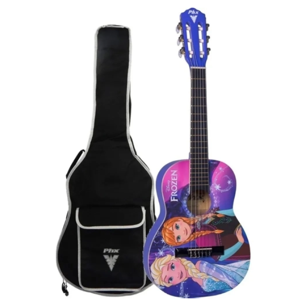 Violão Nylon Infantil Frozen Elsa e Anna - PHX