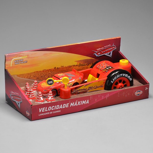 Kit Lançador Veiculo Carros McQueen  - Toyng