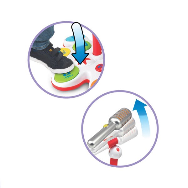 Microfone Com Suporte Beat Bop - Winfun