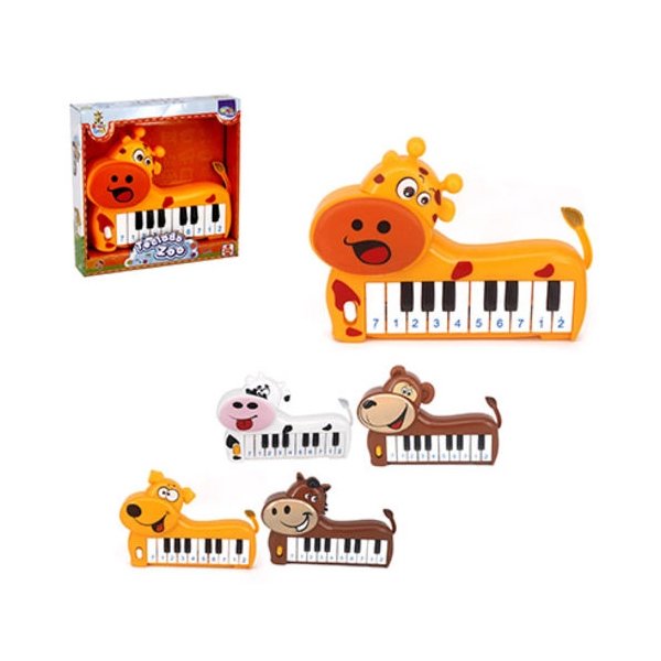 Teclado a Pilha BB Zoo Cachorro - Wellmix