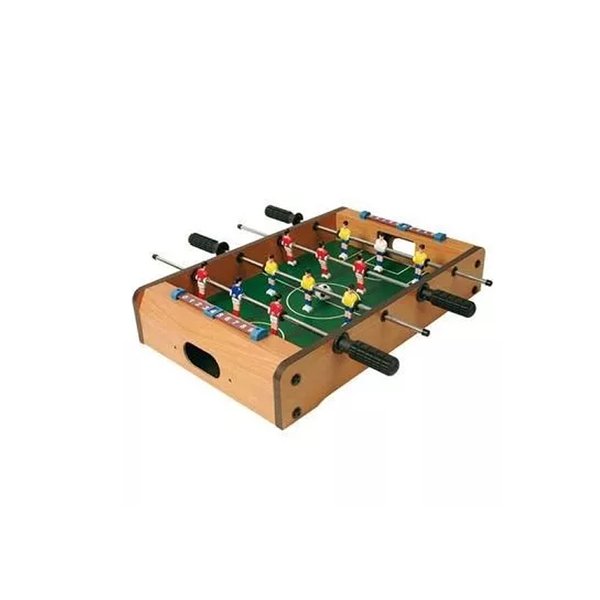 Mini Jogo De Pebolim Madeira 50cm - Art Brink