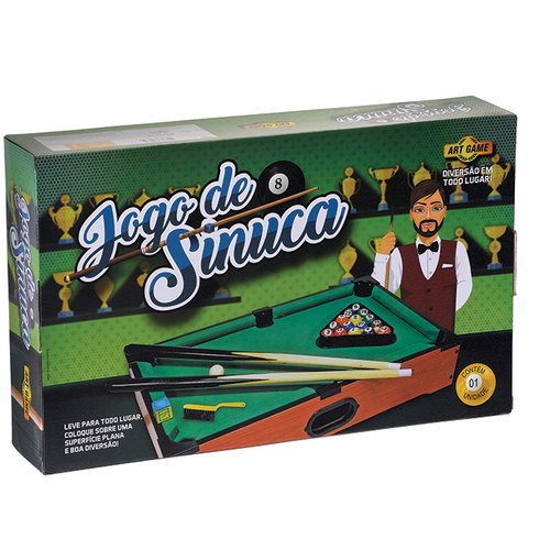 JOGO DE SINUCA PREMIUM 488 MA - Brinquedos Pedagógicos e