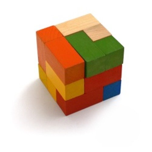 Cubo De Encaixe Tangram Tridimensional - Artyara