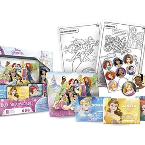 Box De Atividades Disney Princesas