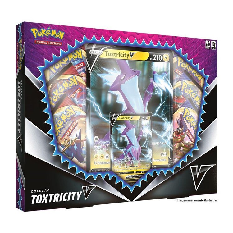 Pokémon Toxtricity V Box Caixa Tcg Cards Cartas Jogo Espada - Copag