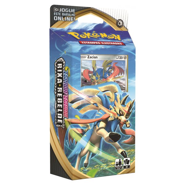Starter Deck Cartas Pokemon Zacian Rixa Rebelde - Copag