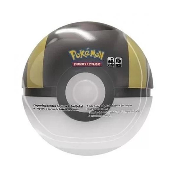 Lata Pokemon Ultraball com 18 Cartas - Copag