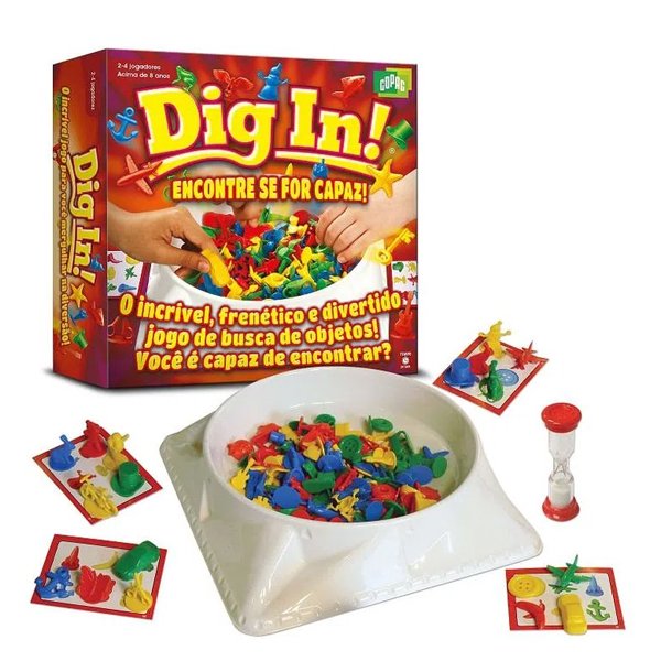 Jogo Dig In! Encontre se For Capaz - Copag