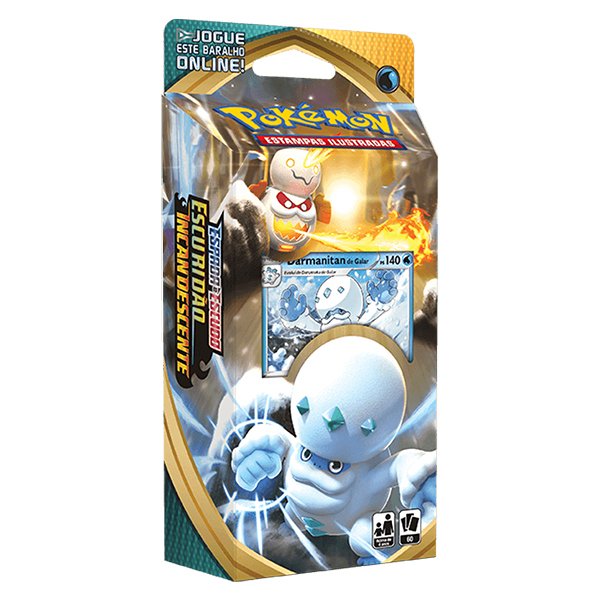 Starter Deck Pokemon Escuridão Incandescente Darmanitan de Galar - Copag