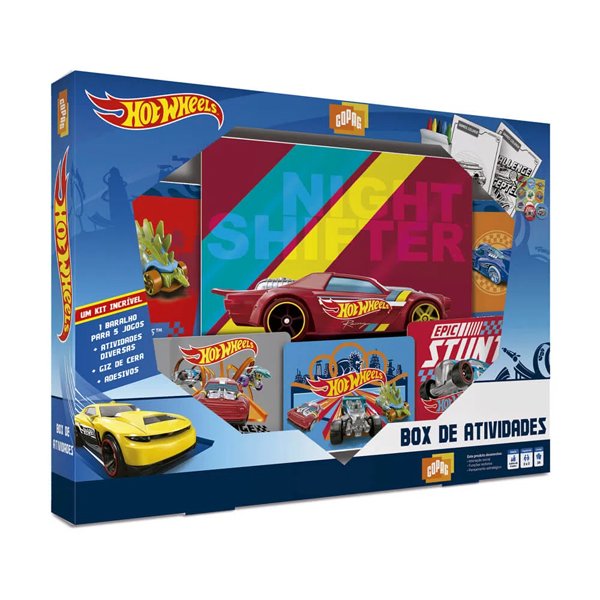 Box de Atividades Hot Wheels - Copag