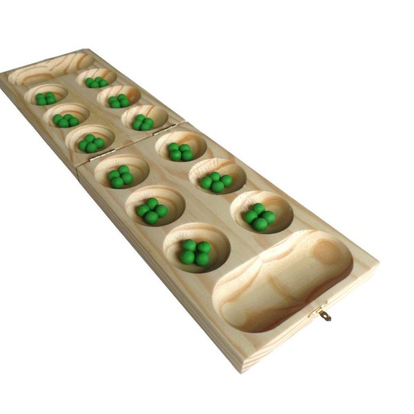 Jogo De Tabuleiro Mancala Em Madeira - Carimbras