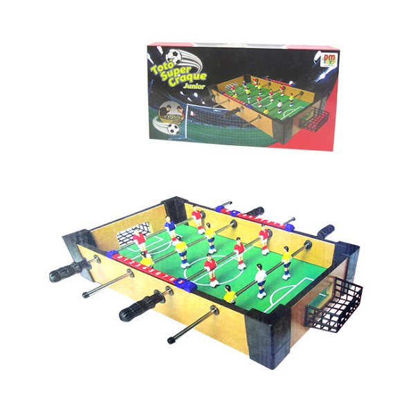Jogo Totó Pebolim Super Craque Junior - DM Toys