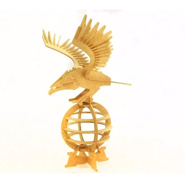 Quebra-Cabeça 3D Águia Pescadora 62 Peças - Dinobrinque