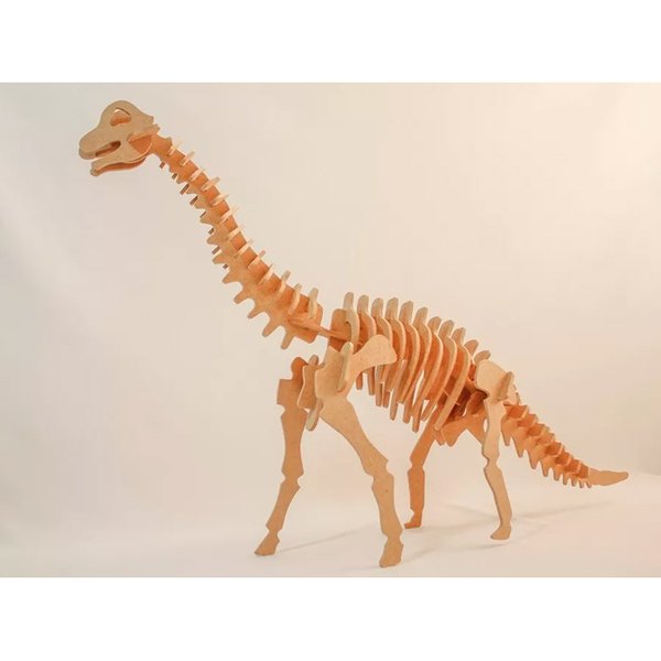 Quebra-Cabeça 3D Braquiossauro 51 Peças - Dinobrinque