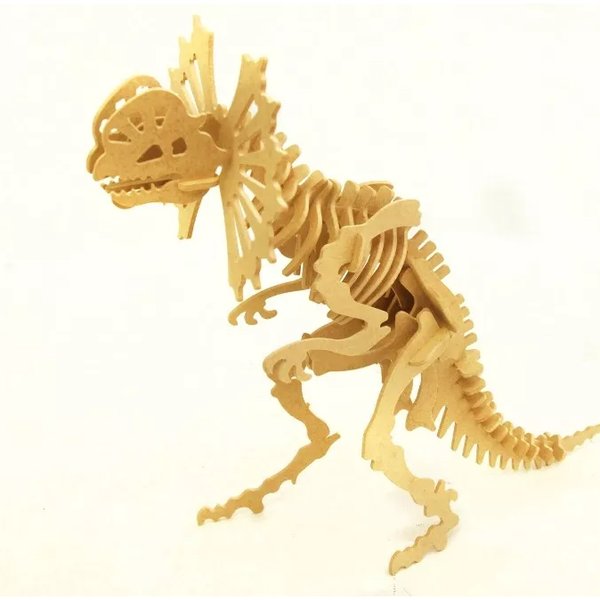 Quebra-Cabeça 3D Dilofossauro 40 Peças - Dinobrinque