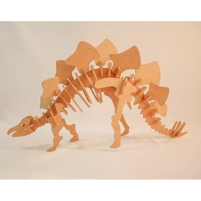 Quebra-Cabeça 3D Estegossauro 44 Peças - Dinobrinque