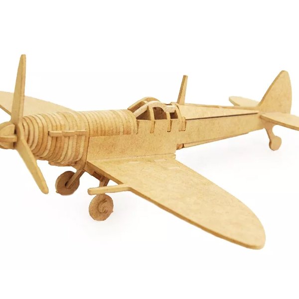 Quebra-Cabeça 3D Spitfire 65 Peças - Dinobrinque