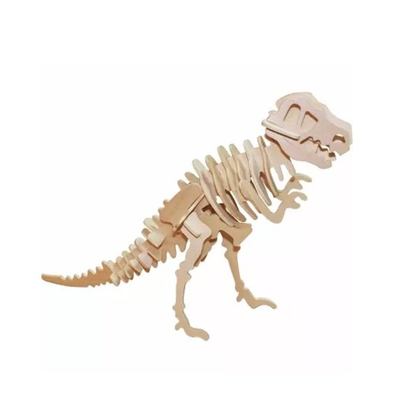Quebra-Cabeça 3D Tiranossauro Rex Gigante 28 Peças - Dinobrinque
