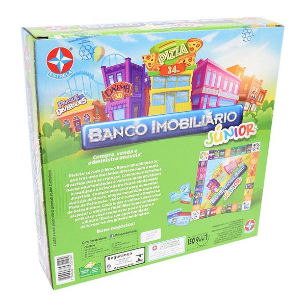 Jogo Banco Imobiliário Júnior - Estrela