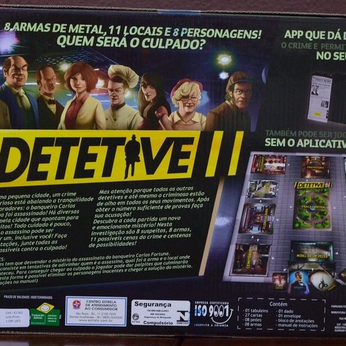 Jogo Detetive - Brancashop