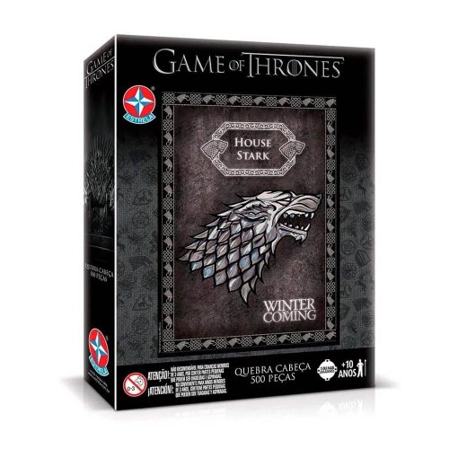 Quebra-Cabeça Game of Thrones Casa Stark 500 peças - Estrela
