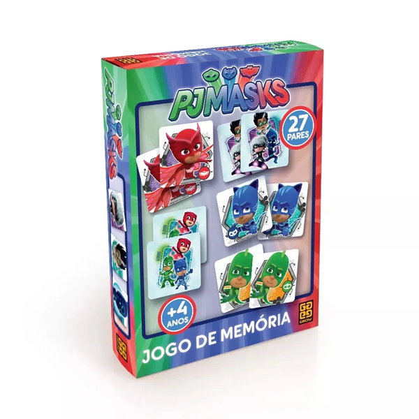 Jogo de Memória PJ Masks - Grow