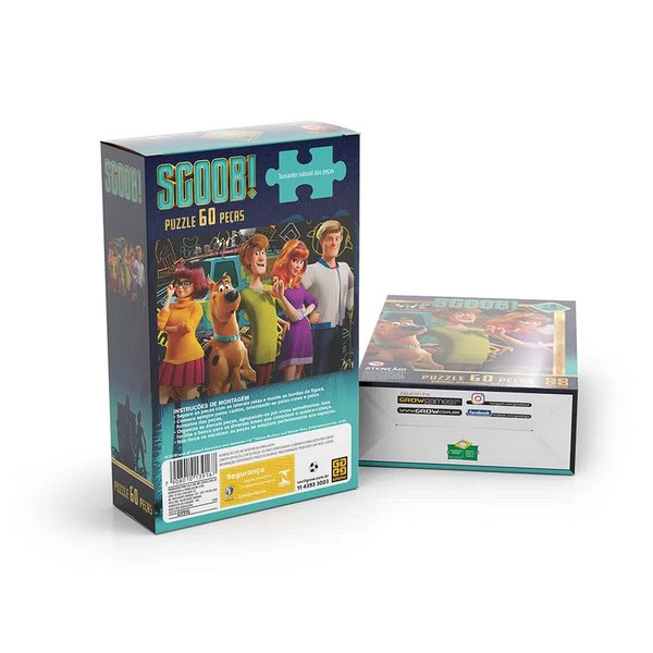 Quebra-Cabeça Scooby-Doo Scoob 60 Peças - Grow
