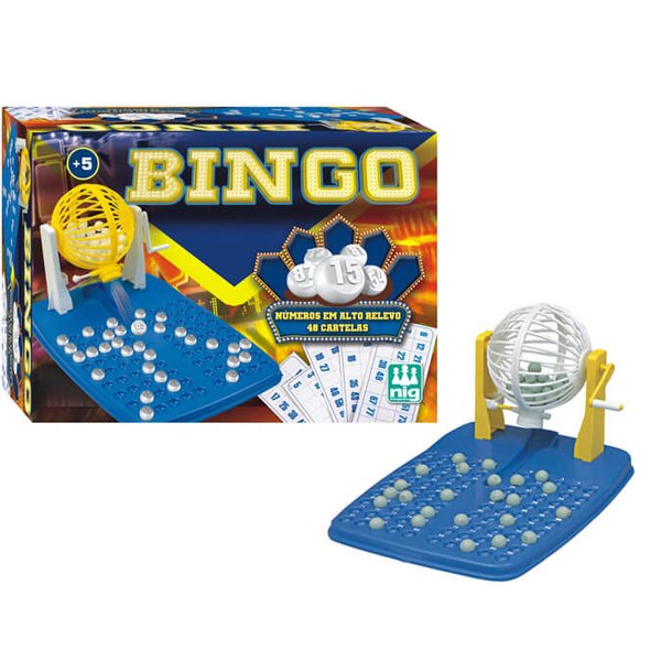 Jogo Bingo 48 Cartelas - Nig Brinquedos