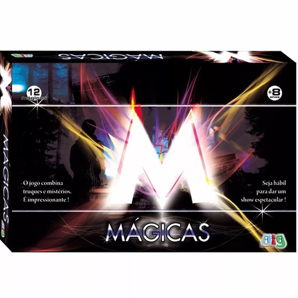 Jogo Caixa De Mágicas 12 Truques Do M - Nig Brinquedos