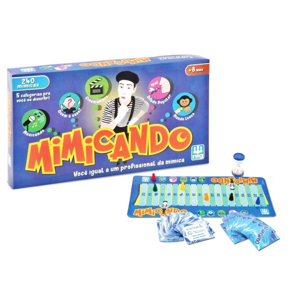 Jogo De Tabuleiro Mimicando - Nig Brinquedos