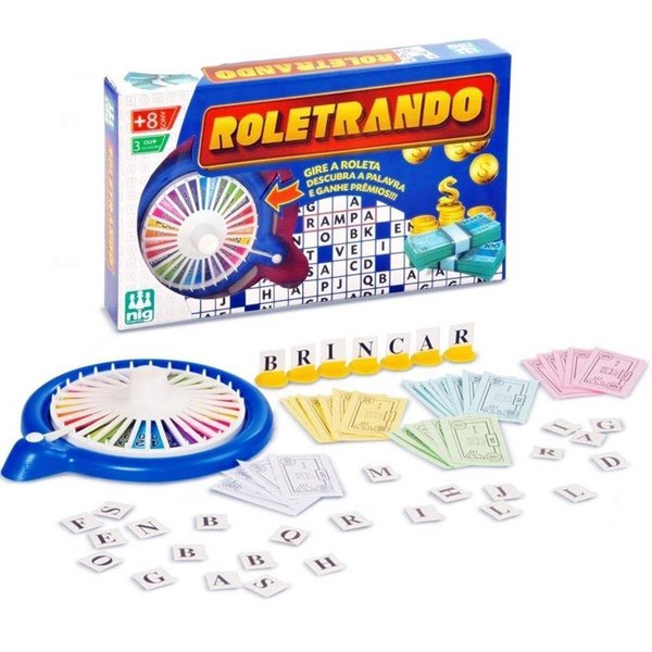 Jogo De Tabuleiro Roletrando - Nig Brinquedos