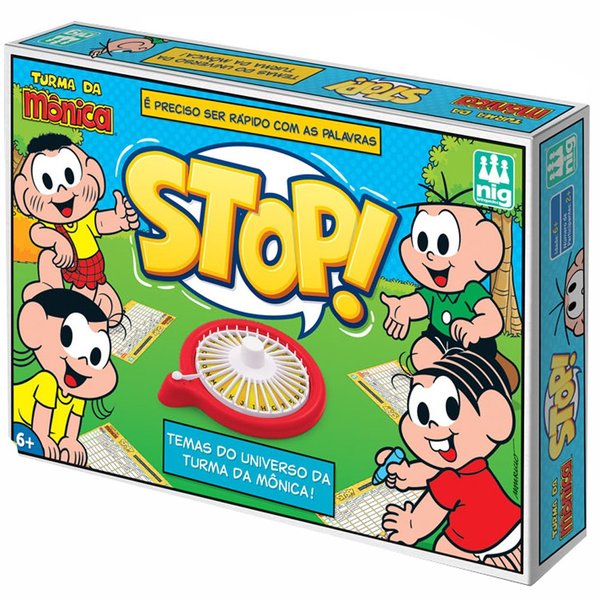 Jogo Stop Turma Da Mônica - Nig Brinquedos