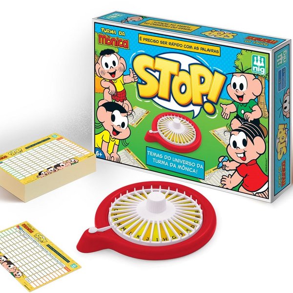 Jogo Stop Turma Da Mônica - Nig Brinquedos