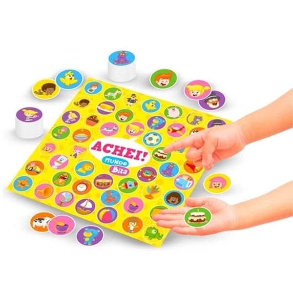 Jogo Achei Mundo Bita - Nig Brinquedos