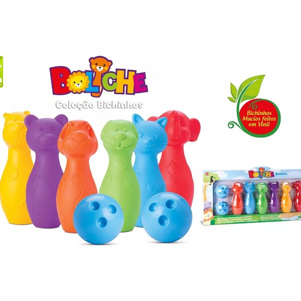 Boliche Infantil Coleção Bichinhos - Roma
