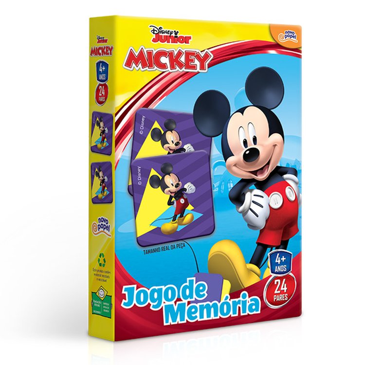 Jogo da Memória Mickey Disney Junior - Toyster